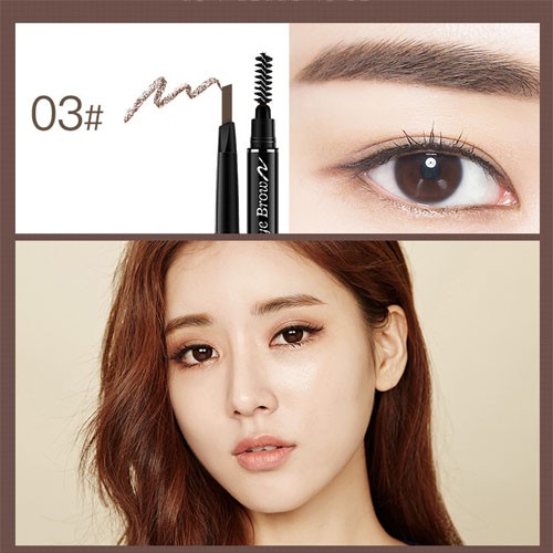 Chì Kẻ Mày Double Effect Lameila 02 đầu không thấm nước | BigBuy360 - bigbuy360.vn