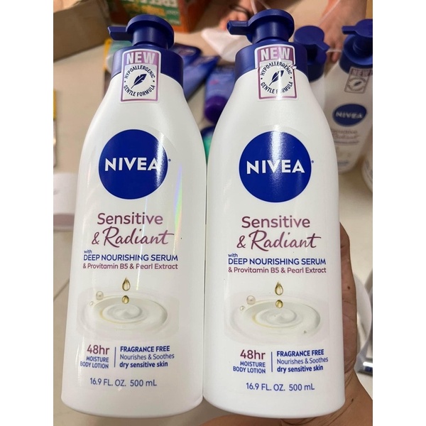 [HÀNG MỸ]Sữa Dưỡng Thể Nivea Cherry Blossom&amp; Jojoba Oil