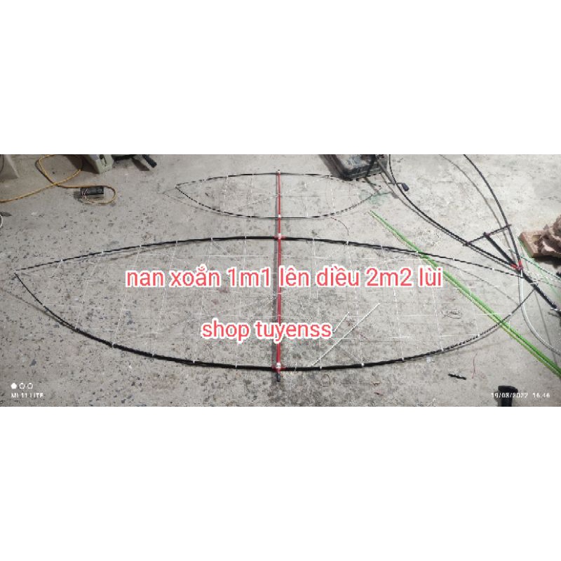 Combo 4 Nan cacbon xoắn làm diều giá rẻ 78cm 110cm