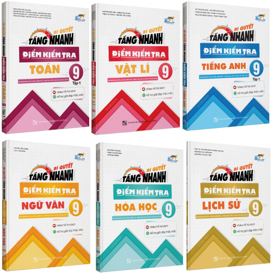 Sách - Full bộ bí quyết tăng nhanh điểm kiểm tra lớp 9