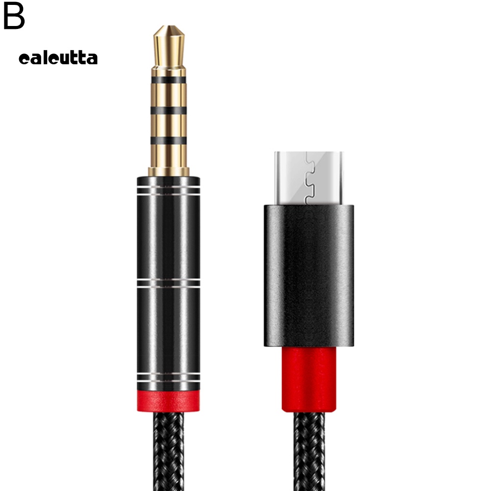 Cáp Chuyển Đổi Âm Thanh AUX 1m Type-C Sang 3.5mm Chuyên Dụng Cho Loa Xe Hơi Samsung