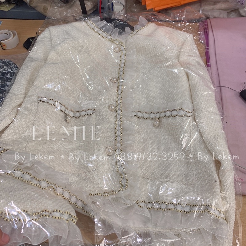 Áo Khoác Dạ Tweed Áo Dạ 2 Lớp Siêu Xinh , Ảnh Thật Đủ Màu Lekemqc ❤️