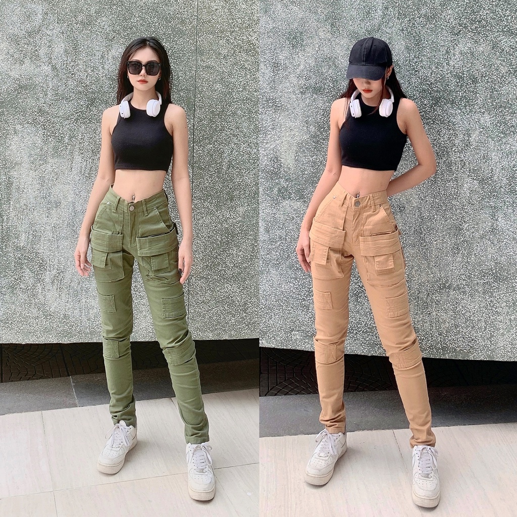 Quần Jogger Lưng đai Kaki cotton, mềm mại, co giãn Lexuza 0100