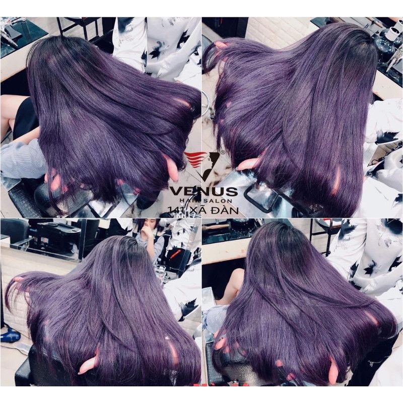 Nhuộm tóc màu tím Violet, purple 0/66 kèm trợ nhuộm