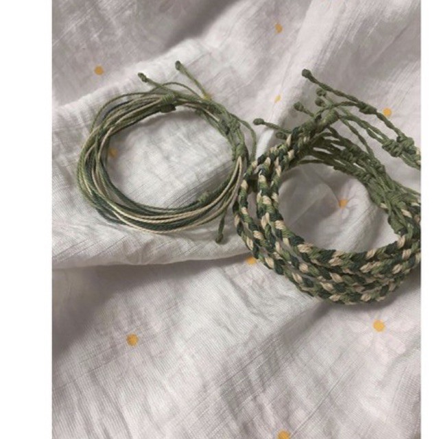 Set vòng waterproof màu matcha