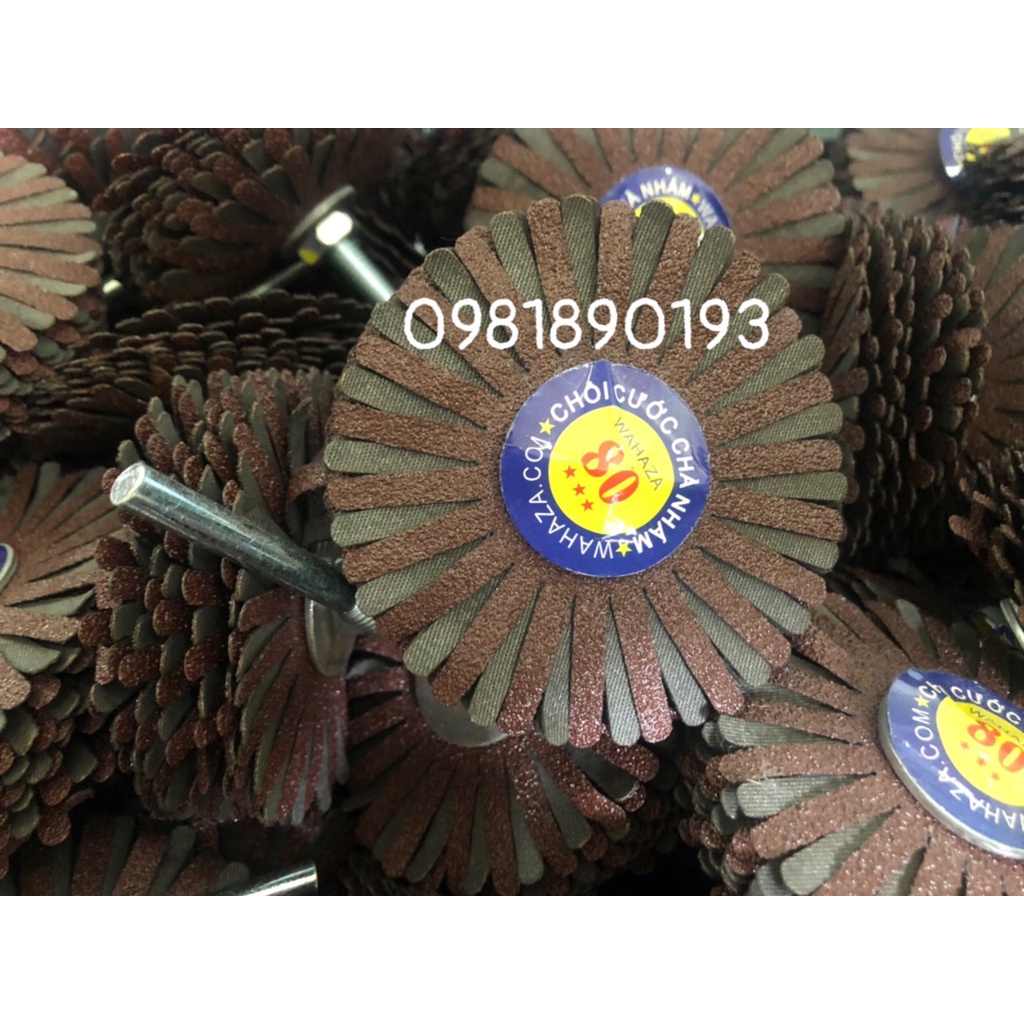 Chổi giấy nhám đánh bóng và phá thô trên gỗ