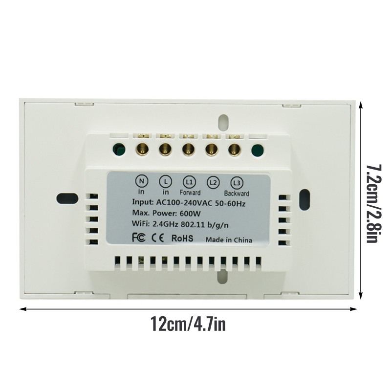 Công Tắc Rèm Cửa Thông Minh Kết Nối WiFi Không Dây Tiện Dụng