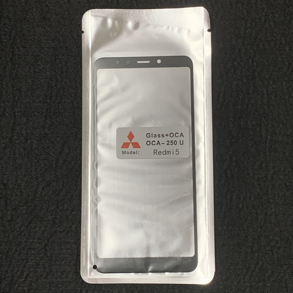 Kính liền keo Xiaomi Redmi 5 ĐEN