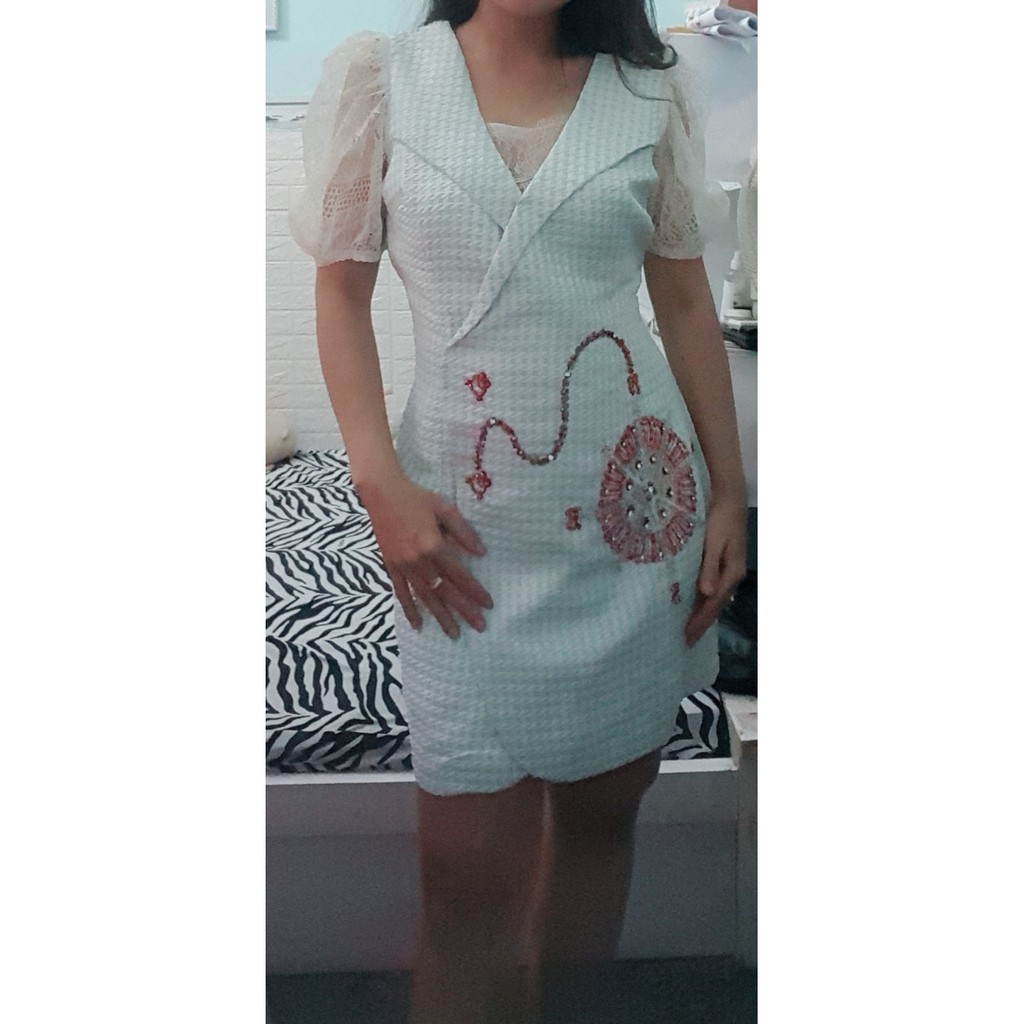 Thanh lý đầm gấm đẹp size M