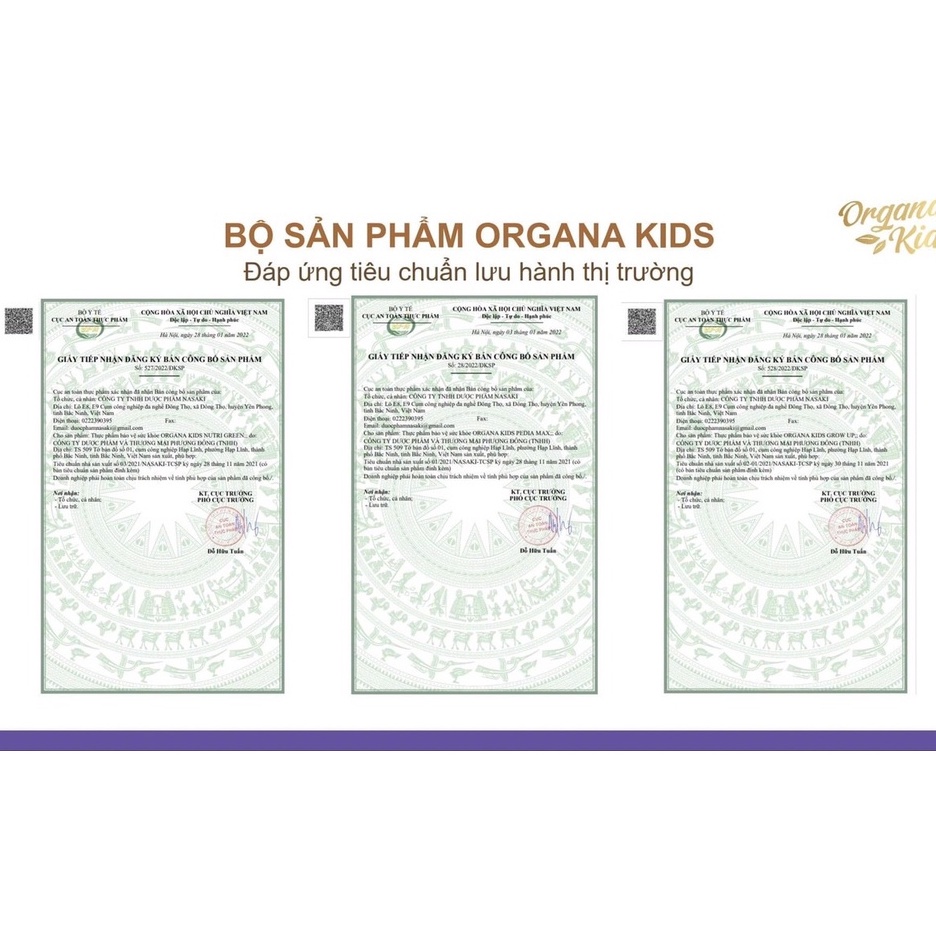 Thạch Dinh Dưỡng Organa Kids Laco Chính Hãng