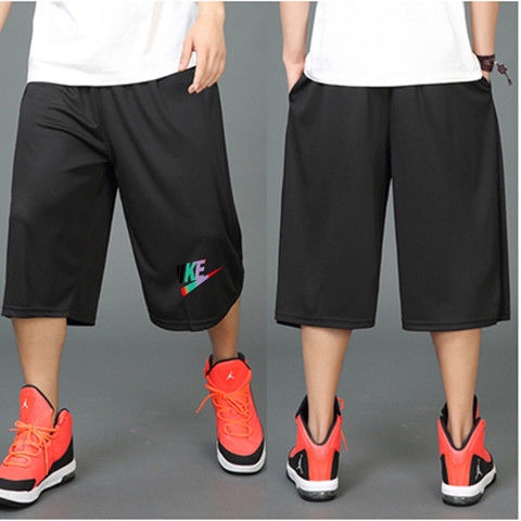 Quần Short Thể Thao Chất Liệu Co Giãn Nhanh Khô Dáng Rộng 150KG Thời Trang Cho Nam Giới