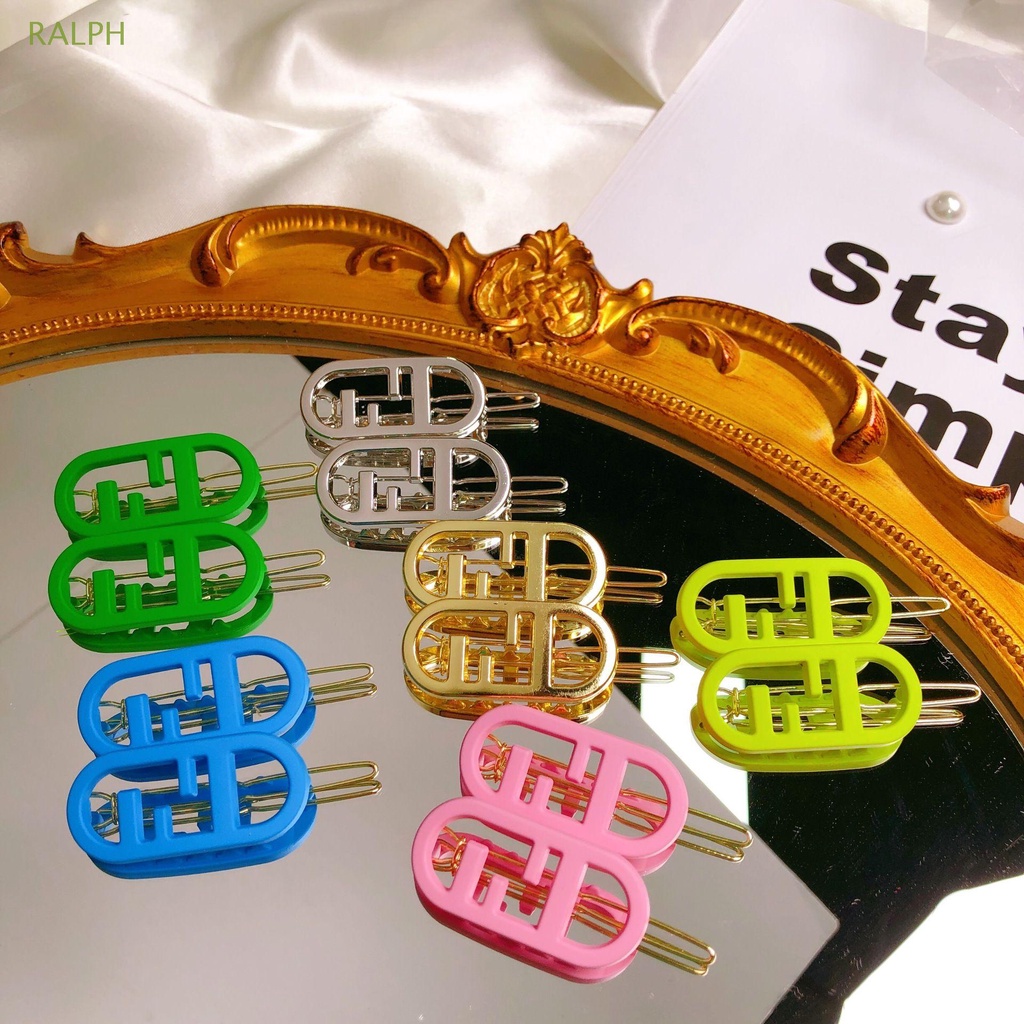 Kẹp Tóc Kim Loại Nhiều Màu Sắc Phong Cách Hàn Quốc Cho Nữ