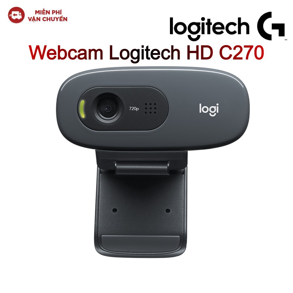 Webcam Logitech HD C270 (Đen) - Hàng chính hãng new 100%