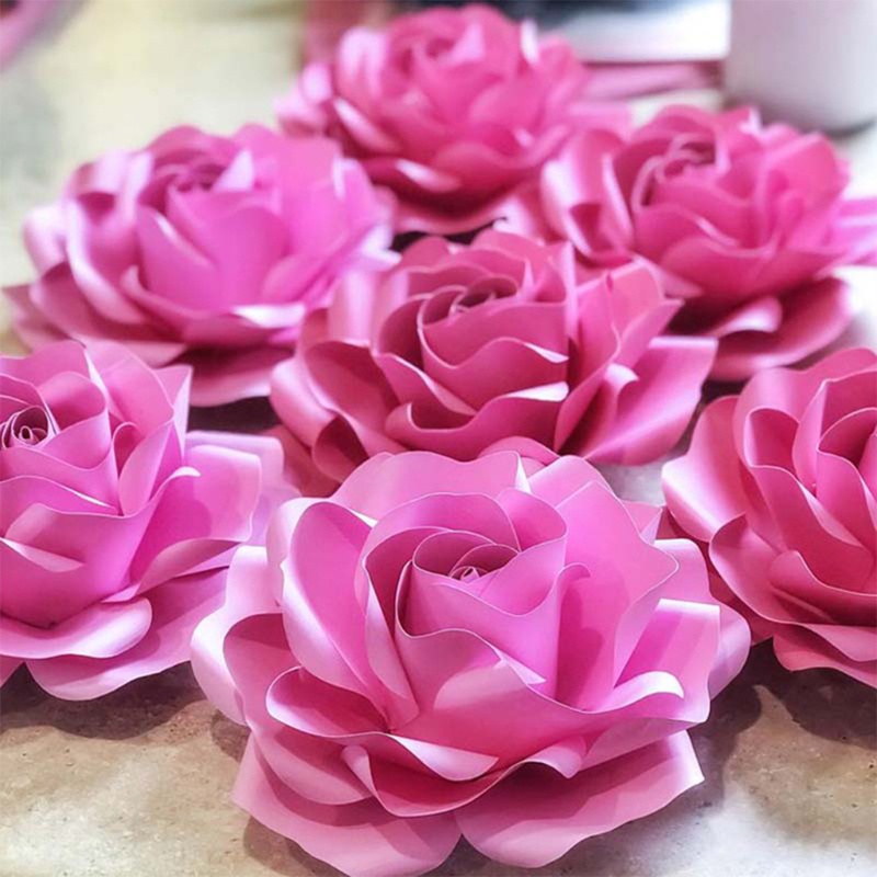 Khuôn Cắt Giấy Kim Loại Hình Hoa Hồng 3D