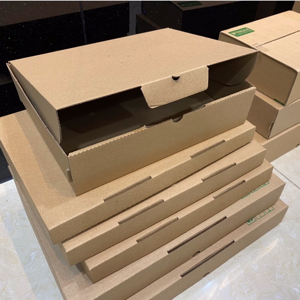 Hộp carton 25x20x6 nắp gài -  25 hộp giá xưởng