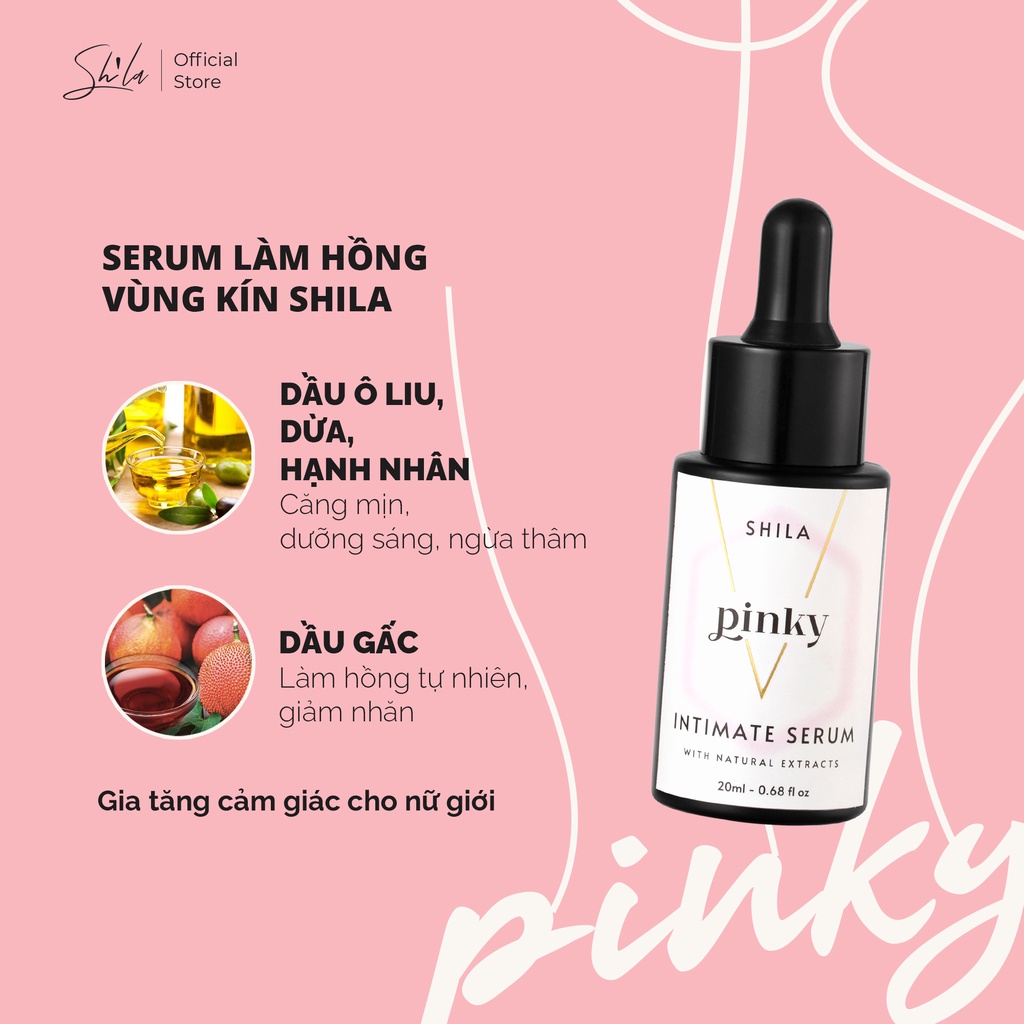 Bộ 4 chăm sóc vùng kín Shila (Shila Intimate Toner, Shila Intimate Cleanser, Shila Serum Pinky, Shila Serum Glowy)