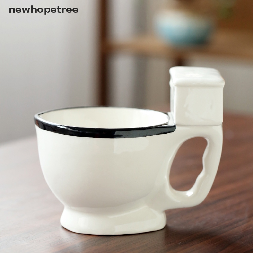 Cốc gốm sứ 300ml hình dáng két nước độc đáo làm quà Giáng sinh