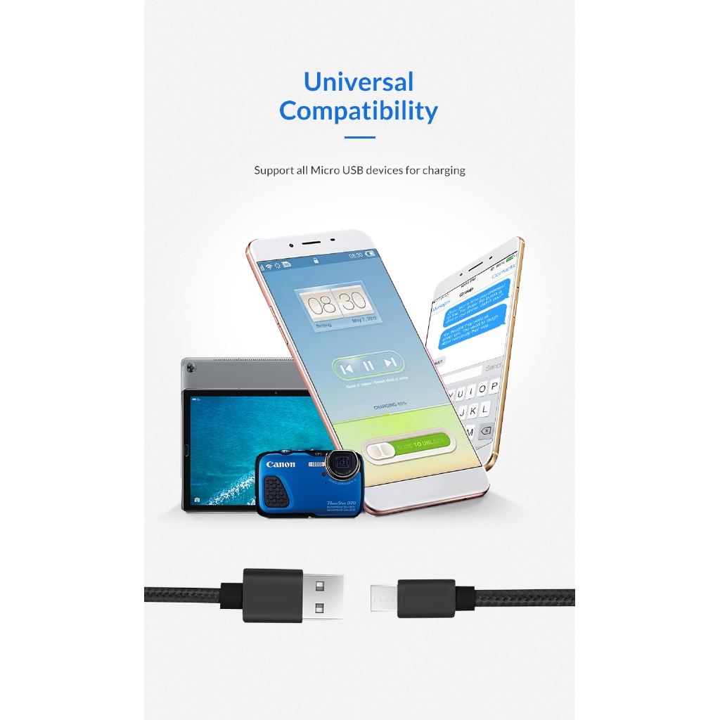 Dây Cáp Sạc Nhanh 3a Micro Usb Cho Samsung S7 Xiaomi Redmi Note 5 Pro Android 3m 2m