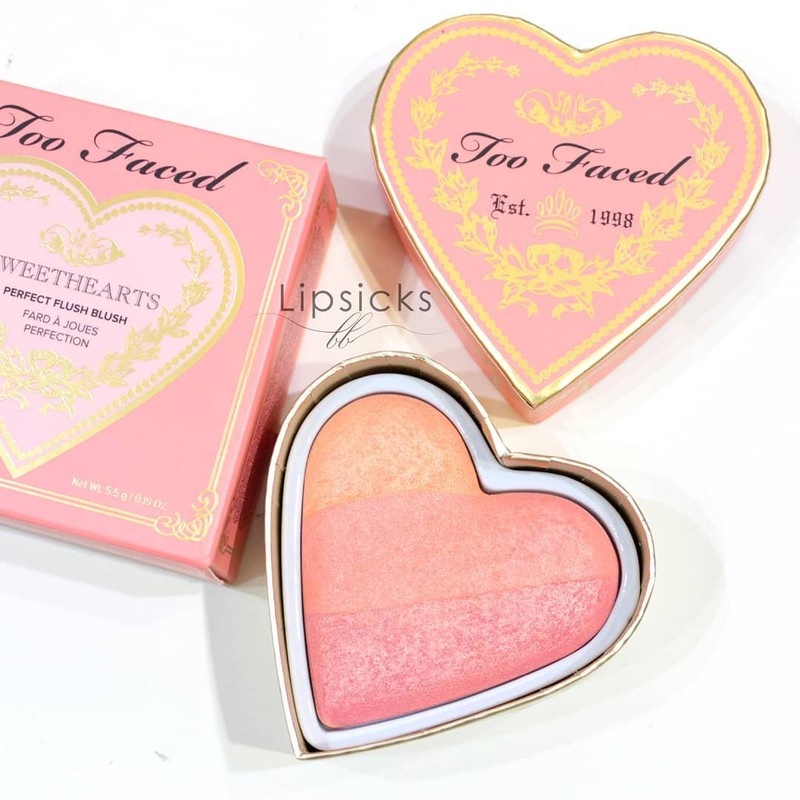 [Xukashop] Phấn má hồng Too Faced SWEETHEARTS PERFECT FLUSH BLUSH trang điểm tự nhiên (5.5g)