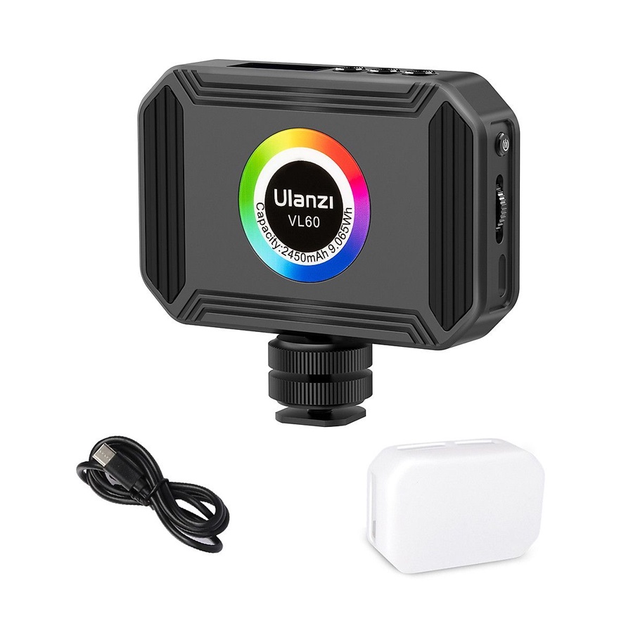 ULANZI VL60 RGB  - Đèn LED Đổi Màu Tích Hợp Pin 2450mAh  | Hàng Chính Hãng