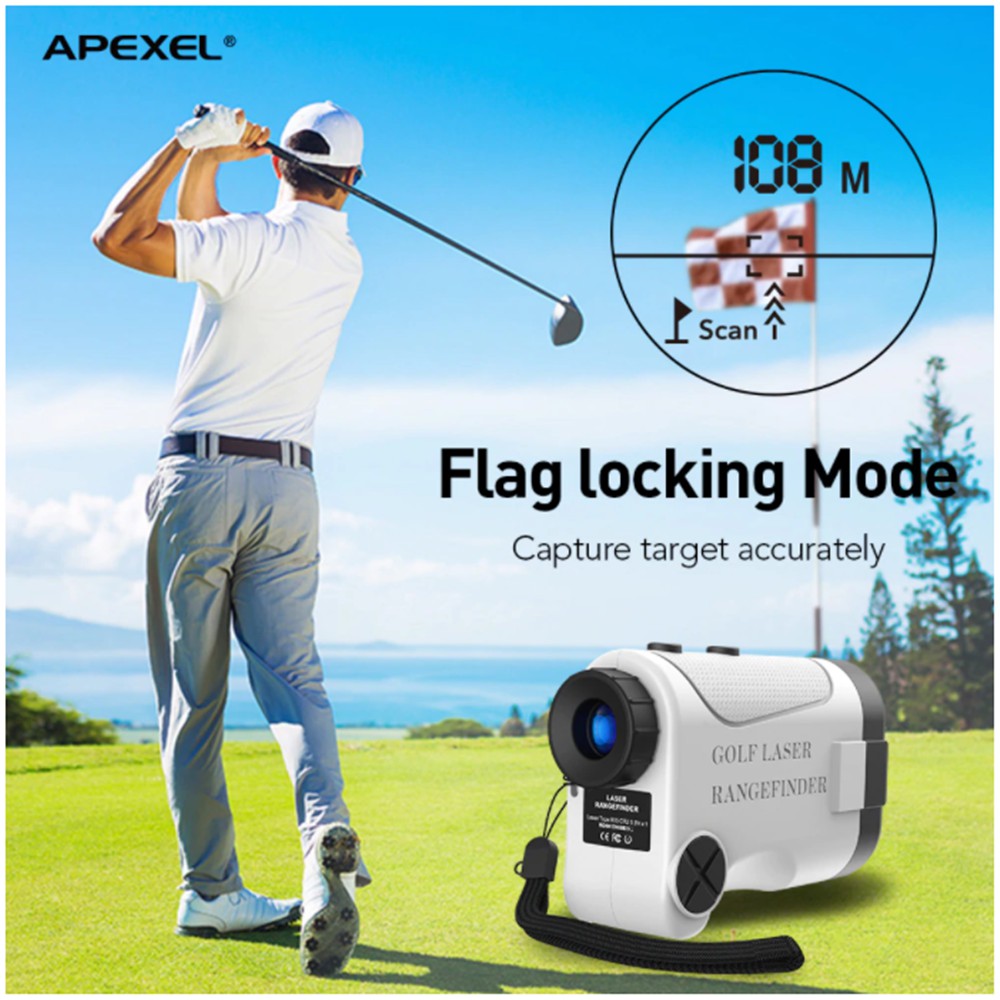 Máy đo khoảng cách bằng laser APEXEL 600M 800M 1200M,chơi gôn,khảo sát