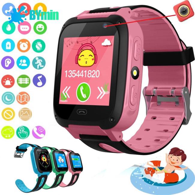 Đồng hồ thông minh định vị GPS chống lạc trẻ cho điện thoại Android ios-tq
