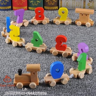 Đồ chơi đoàn tàu số bé mê tít