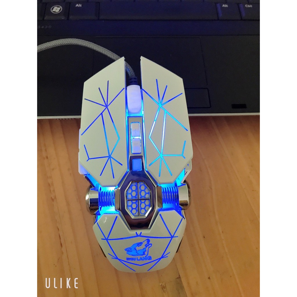 Chuột Gaming ZIYOU LANG  Esports V8  Led RGB Tự Đổi Màu, Kiểu Dáng Siêu Độc Lạ