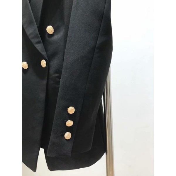 Áo Blazer đen 6 nút TQXK (Sẵn)