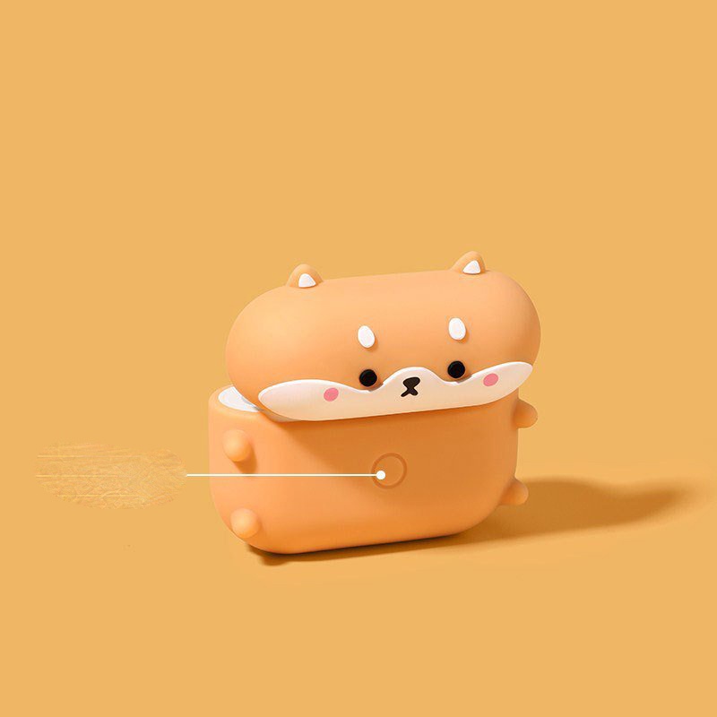 Case Silicon dành cho Airpods 1,2/ Airpods Pro/ Airpods 3 Hình Chó Cori