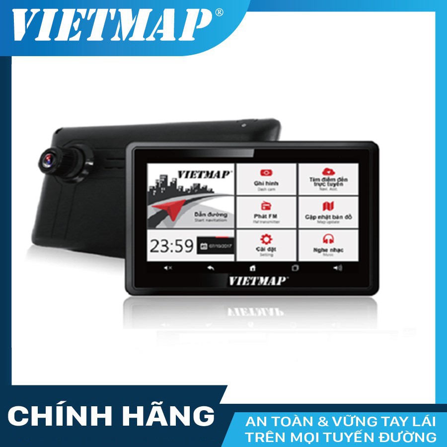 Camera hành trình dẫn đường Vietmap W810 + thẻ nhớ 32GB Class 10 - hàng chính hãng