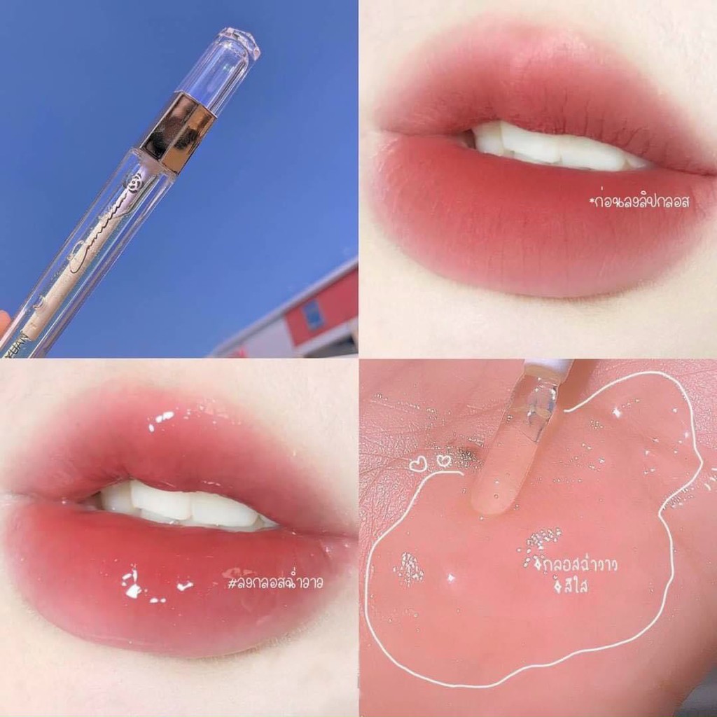 Son bóng dưỡng môi Camellia Lip Oil Hoa Tinh Chất Hoa Sơn Trà