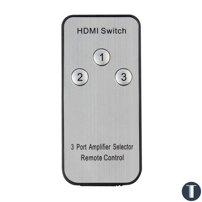 Hub 3 HDMI --> 1 HDMI (có Remote) Bộ gộp HDMI Switch 3 vào 1 ra