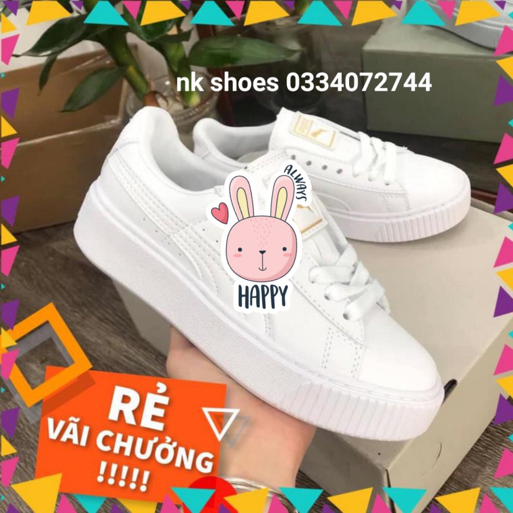 Full Size Giày Sneaker Nữ Freeship Puumma Full Trắng (fullbox+ bill) thumbnail