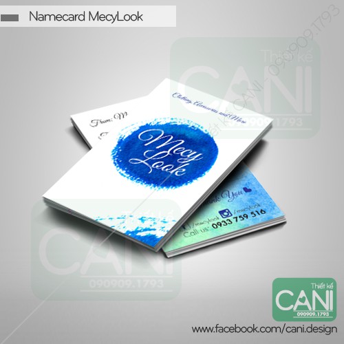 500c Namecard in theo yêu cầu Thẻ tích điểm Thẻ giấy Voucher Card Thank you Phiếu Liệu trình In Nailbox
