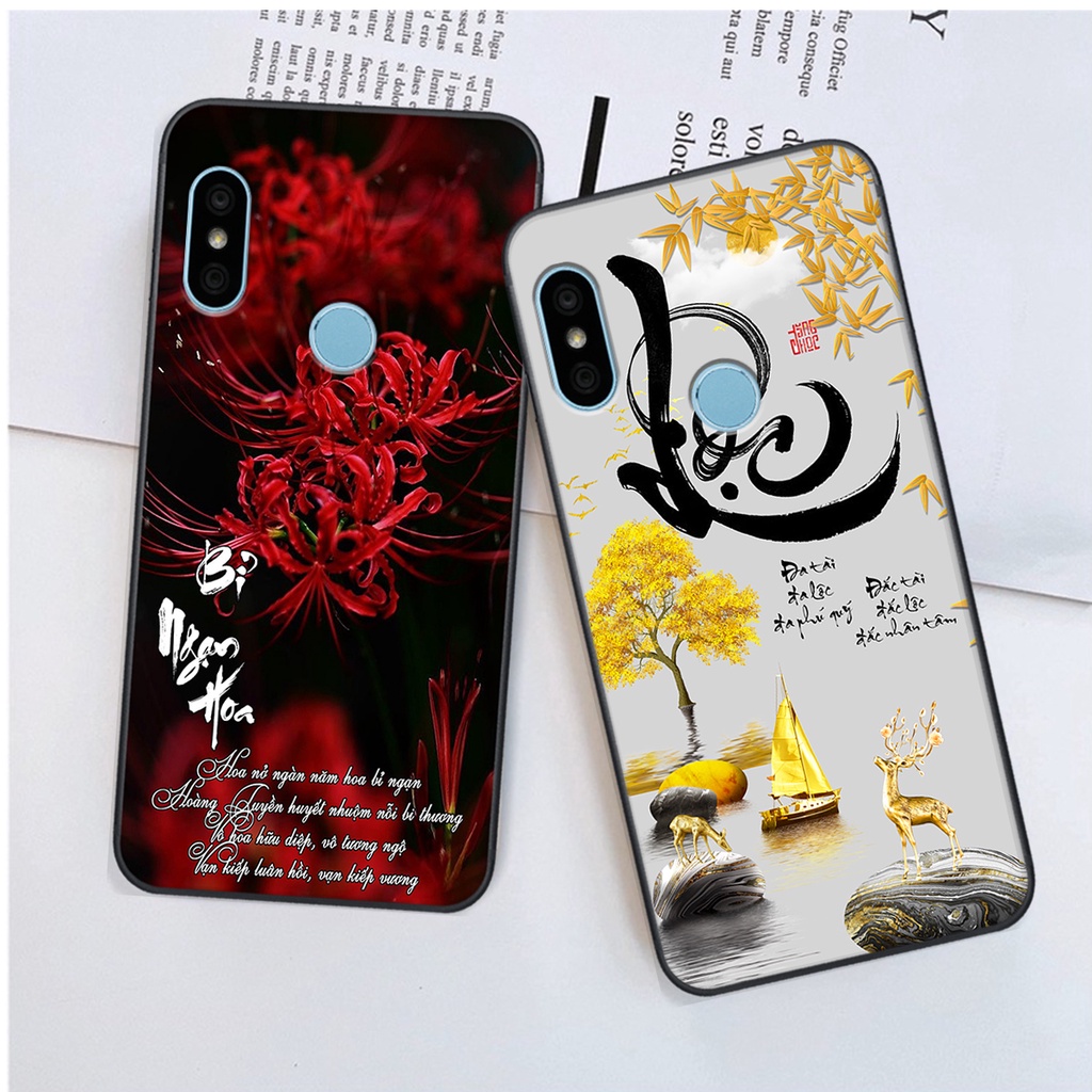 Ốp lưng Xiaomi REDMI 6 PRO / MI A2 LITE in hình chữ tài chữ lộc, Cha Mẹ, bình an SIÊU ĐẸP