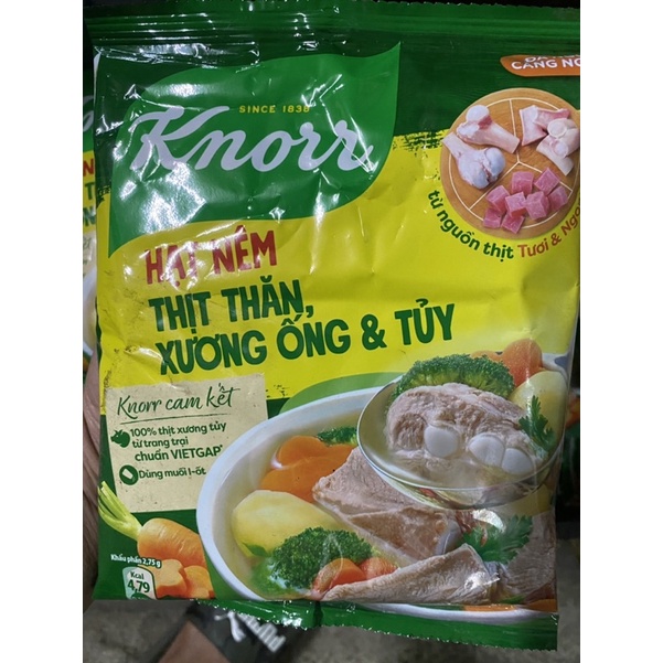 Túi Hạt Nêm Knorr 400g - Thịt Thăn, Xương Ống và Tuỷ