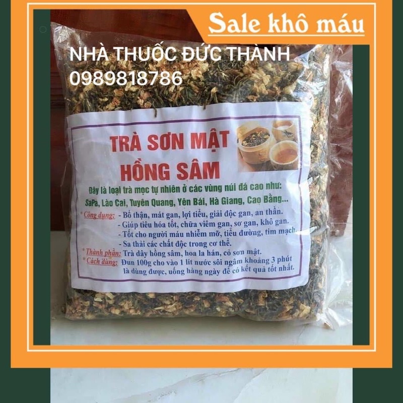 Combo 2kg Trà Sơn mật Hồng sâm loại đặc biệt