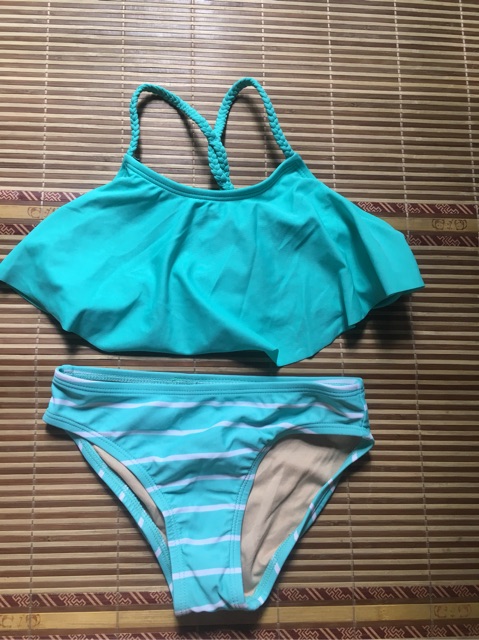 Bikini 2 mảnh xuất khẩu cho bé gái Oldnavy , UV100protect ONBG01 AMGOBET kèm hình thật