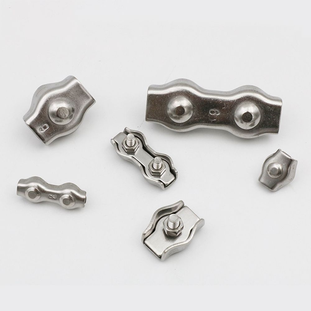5 Kẹp cố định dây cáp M2-M8 bằng thép không gỉ 304 bền bỉ