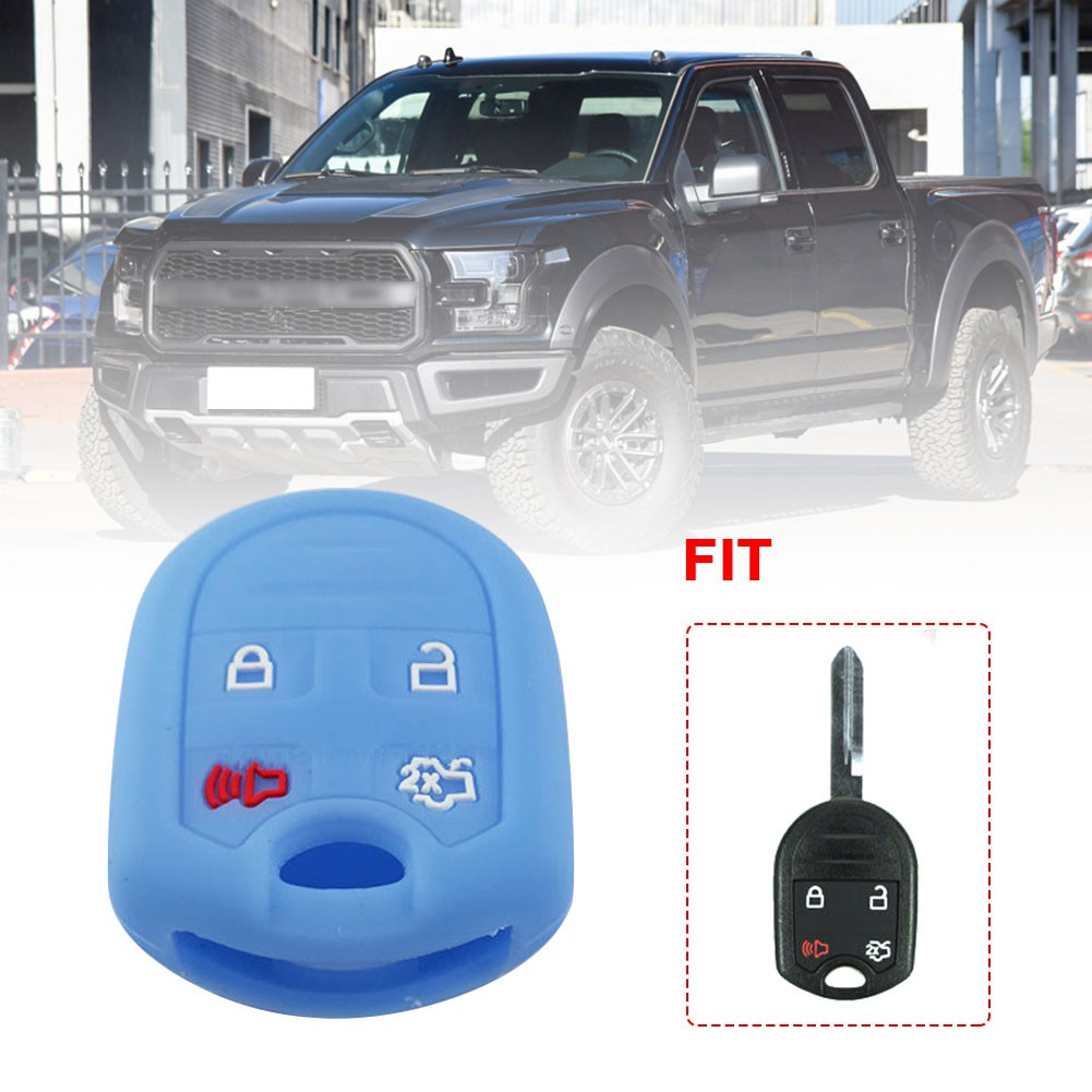 Vỏ Chìa Khóa Điều Khiển Từ Xa, 4 Nút Bấm Cho Xe Ford