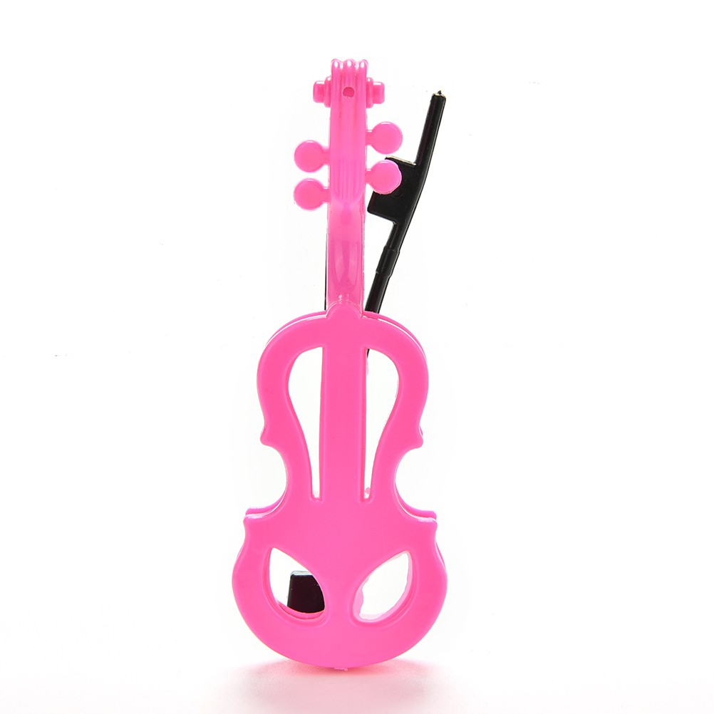 1 Mô Hình Đàn Violin Màu Đen Cho Búp Bê Barbie