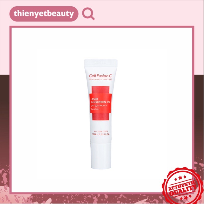10ml- Kem chống nắng Laser Sunscreen 100 SPF 50+ PA+++