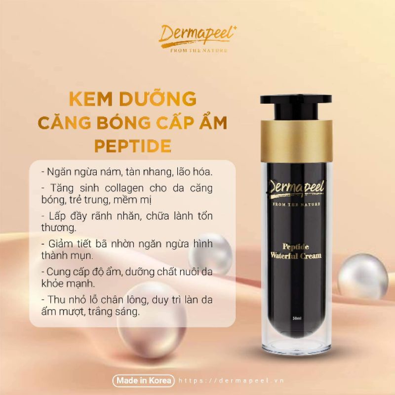 Kem căng bóng da Peptide