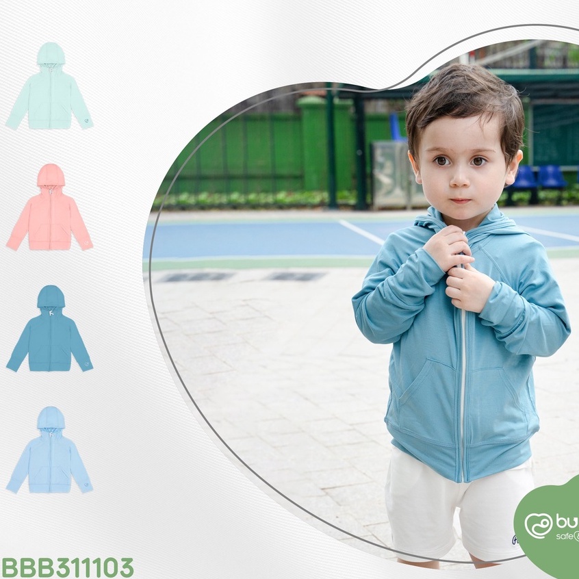 Áo chống nắng sợi tre BUBABY 12m - 4Y