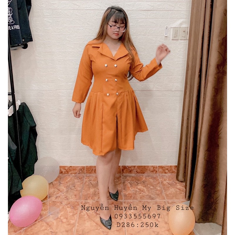 ĐÀM VEST XẾP LY HÔNG THÂN 55-90KG