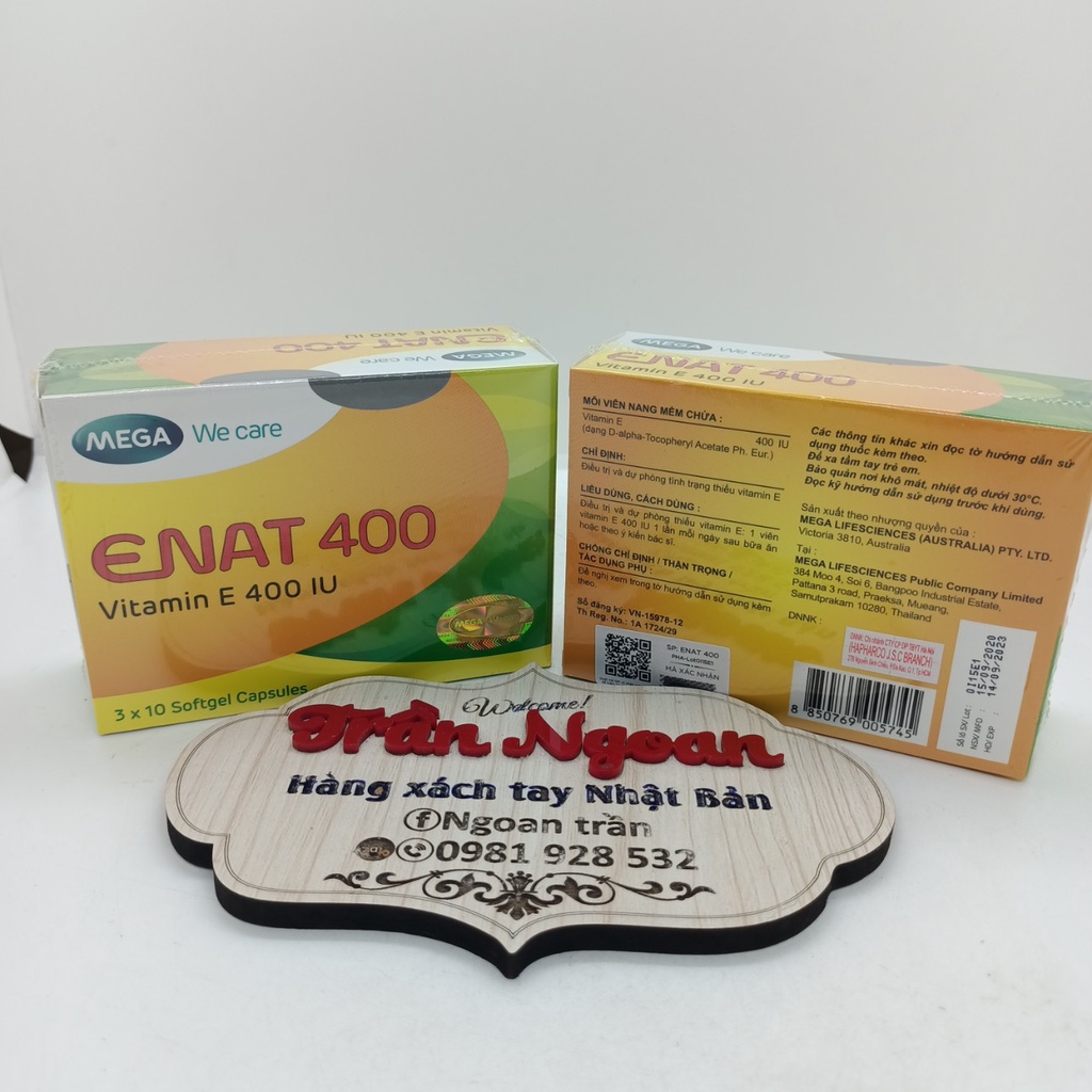 ENAT 400 hộp 3 vỉ x 10 viên