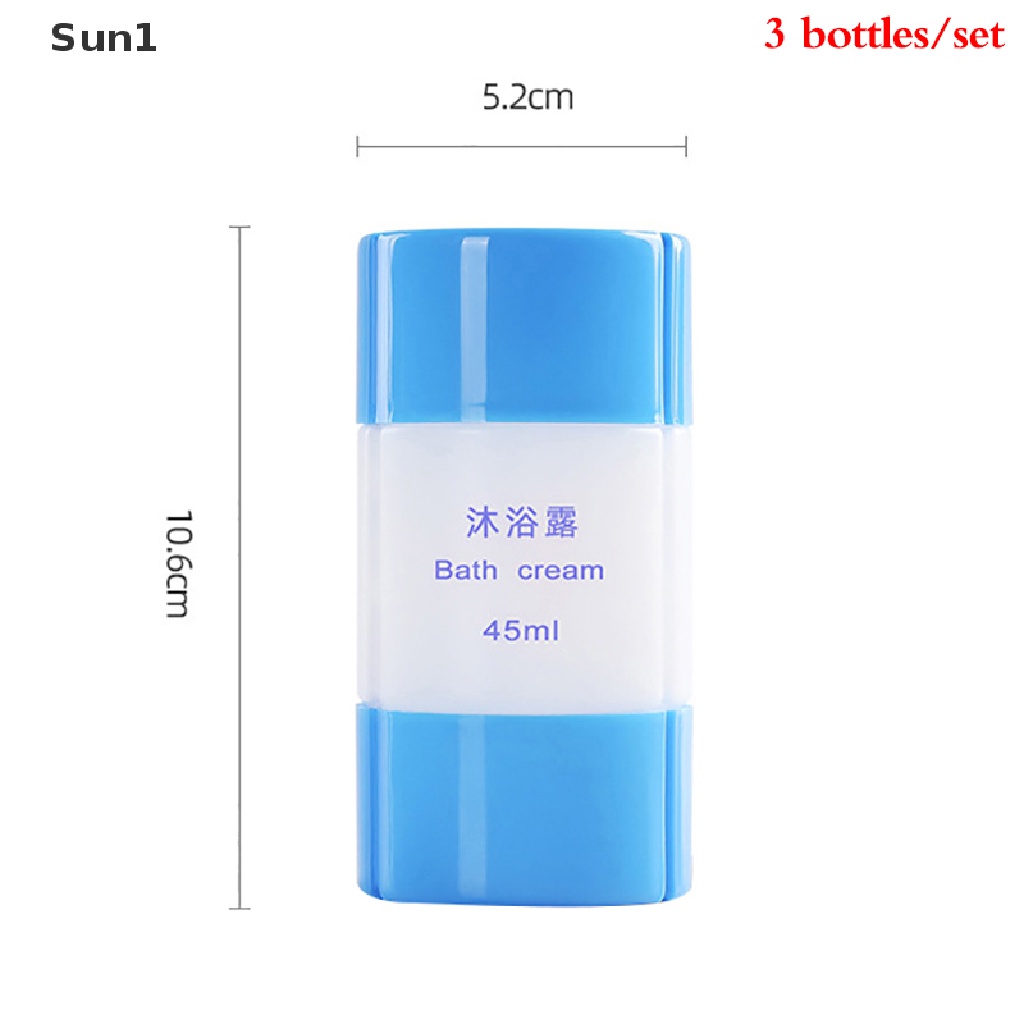 Bộ Chai Chiết Mỹ Phẩm / Dầu Gội / Sữa Tắm 3 Trong 1 Tiện Dụng Khi Đi Du Lịch