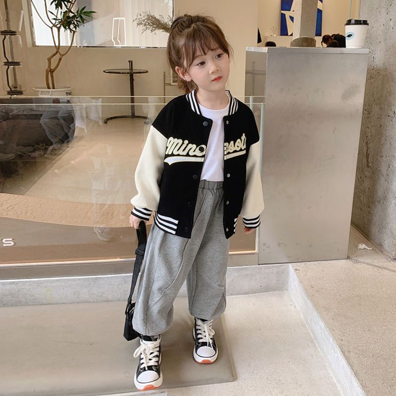 [Babycat] Hàng Có Sẵn Áo Khoác Bóng Chày Mùa Thu Phong Cách Nhật Bản Hàn Quốc Cho Trẻ Em