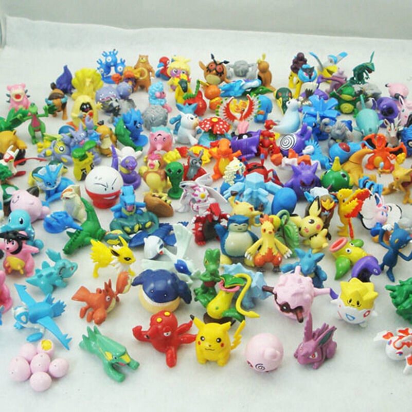 Set 24 Mô Hình Nhân Vật Pokemon 2-3cm Dễ Thương Dành Cho Các Bé